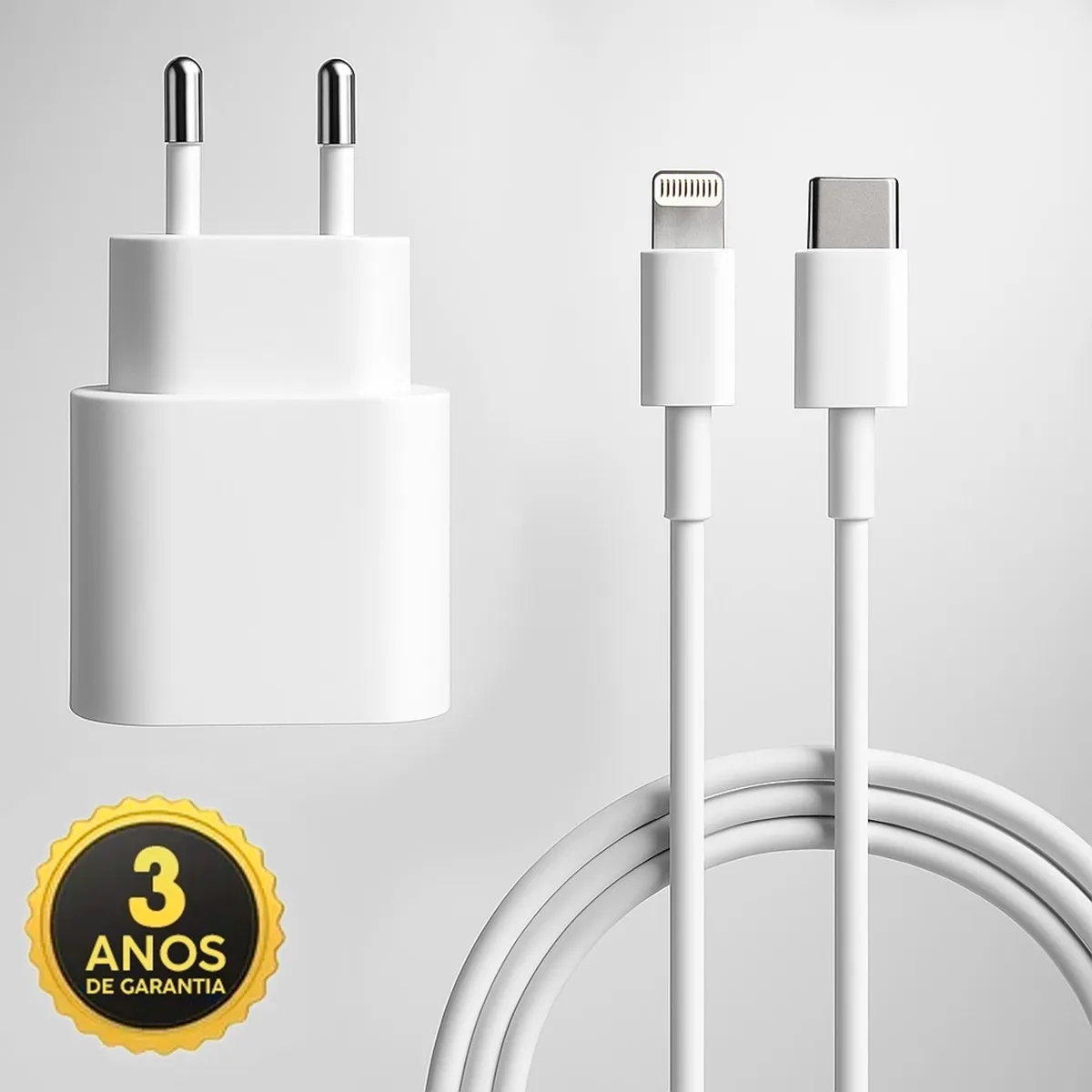 Carregador 20w Turbo Para iPhone 8 X Xr 11 12 13 14