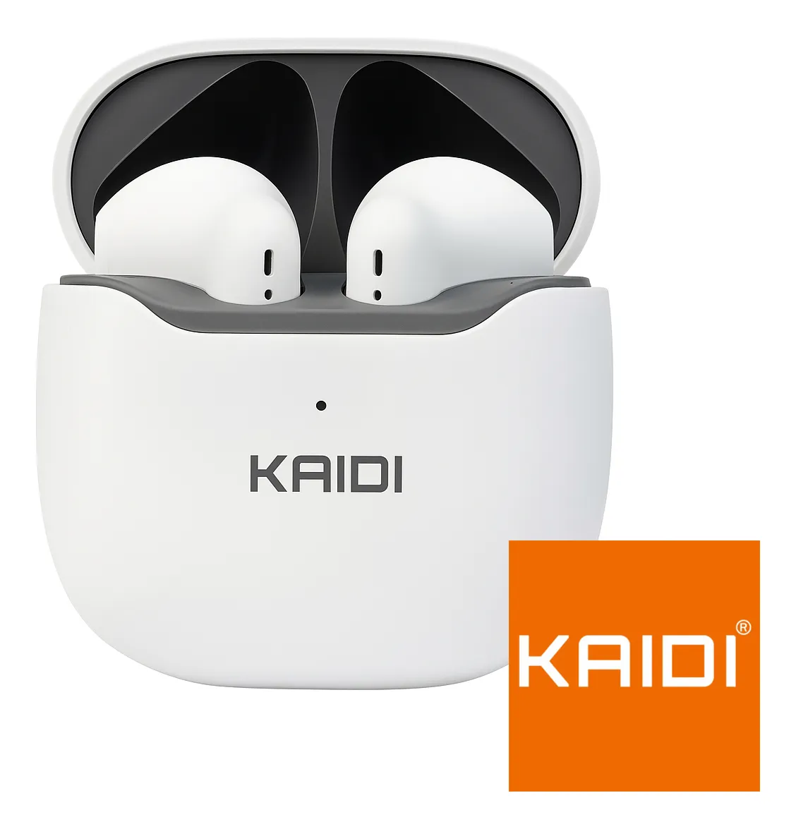 Fone de Ouvido Sem Fio KD-771 Kaidi Tws Bluetooth 5.1 Cor Branco
